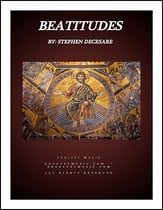 Beatitudes SATB choral sheet music cover